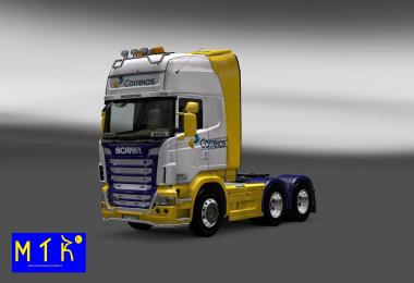 Skin Scania Correios New