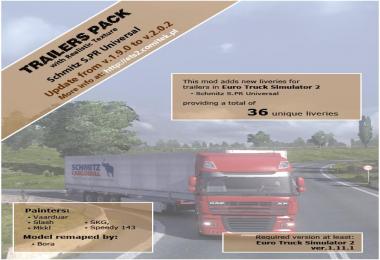 Trailers Pack Schmitz Universal v2.0.2