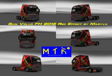 Volvo FH 2012-Iveco Hi Way Red Effect Skin