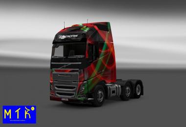 Volvo FH 2012-Iveco Hi Way Red Effect Skin