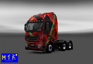 Volvo FH 2012-Iveco Hi Way Red Effect Skin