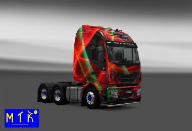 Volvo FH 2012-Iveco Hi Way Red Effect Skin