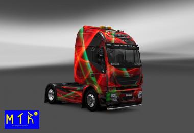 Volvo FH 2012-Iveco Hi Way Red Effect Skin