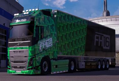 Green Volvo FH16 Combo Pack