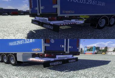 Semi trailer Chereau with tailgate 1.13.x