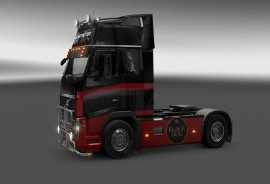 Volvo fh16 Black Red v1.0