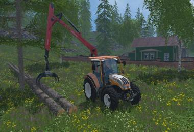 Steyr Multi 4115 with Palfinger Crane 15.0