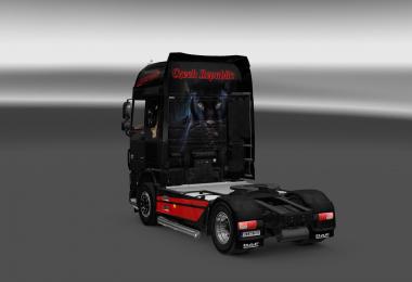 Black Cat Trans skin for DAF XF euro6 v1.0