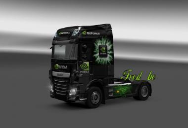 DAF XF Euro6 Nvidia Skin