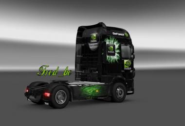 DAF XF Euro6 Nvidia Skin