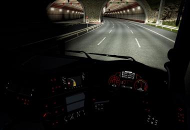 Dashboards at night