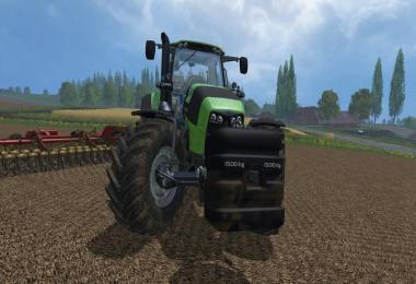 Deutz Gewicht 1500kg v2.0 washable