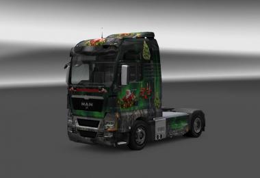 MAN Tgx Little Christmas skin v1.14