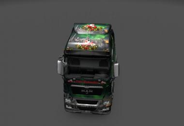 MAN Tgx Little Christmas skin v1.14