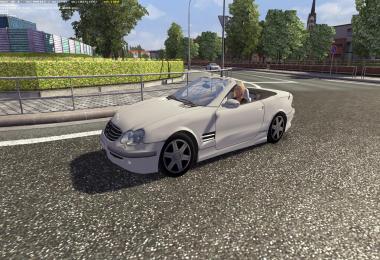 Mercedes Benz Cabrio AI Traffic Car