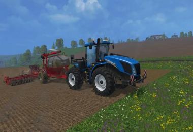 New Holland T9560 changing tires v1.1