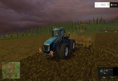 New Holland T9560 changing tires v1.1