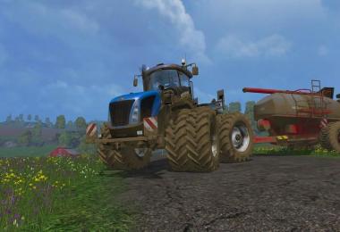 New Holland T9560 changing tires v1.1