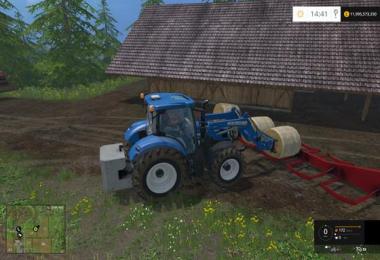 Notch Round Bale Trailer v1.0