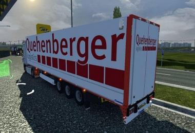 Quehenberger Logistics MAN TGX and Krone Dryliner