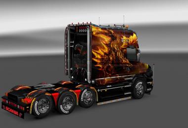 Scania T-longline dragon skin v1.0