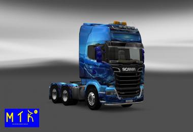 Skin Scania Streamline Light Blue