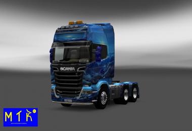 Skin Scania Streamline Light Blue