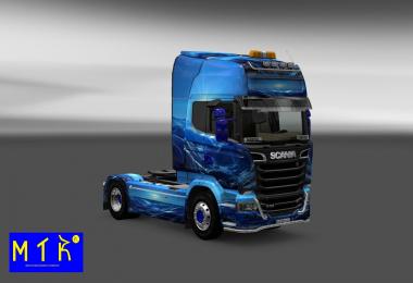 Skin Scania Streamline Light Blue