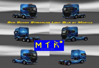 Skin Scania Streamline Light Blue