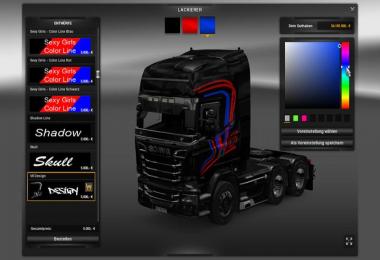 Skins for Scania v1.0