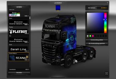 Skins for Scania v1.0