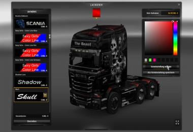 Skins for Scania v1.0