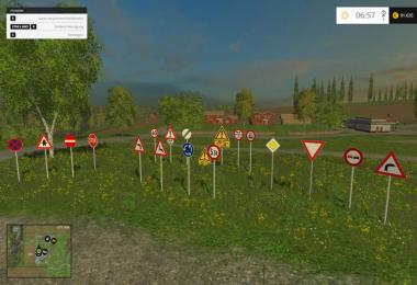 Warning traffic signs v1.1