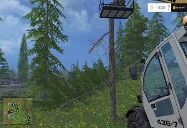 Work basket for Telescopic Forklift v1.0