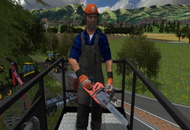 Work basket for Telescopic Forklift v1.0