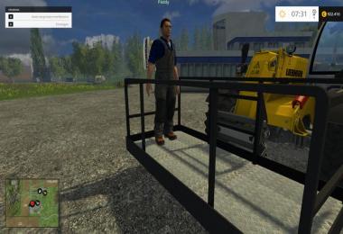 Work basket for Telescopic Forklift v1.0