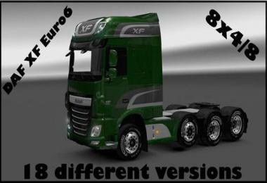 DAF XF 8x4 Euro6 v3.0