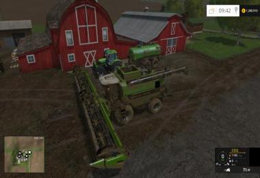 Deutz Fahr 7545 Super Flex Draper v1.0