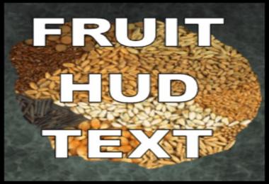 Fruit Hud text v1.0 Beta