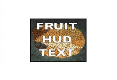 Fruit Hud text v1.2