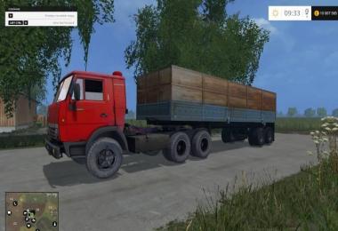 KAMAZ 5410 & ODAZ 9370 TRAILER