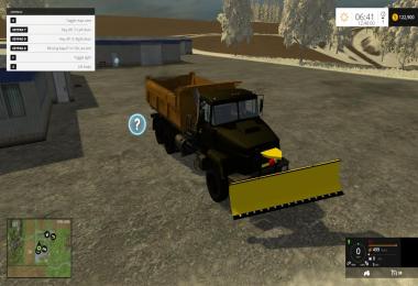 Kraz snowplow v2