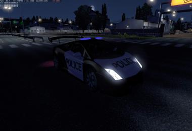 Lamborghini Police AI Traffic Car