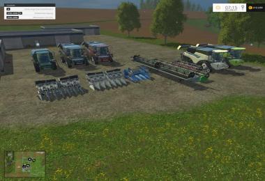 New Holland Drescher Pack v1.0 Farbbar