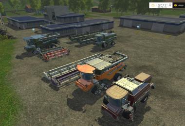 New Holland Drescher Pack v1.0 Farbbar