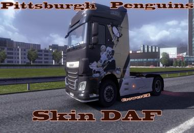 Pittsburgh penguins DAF XF EURO 6 skin 1.15