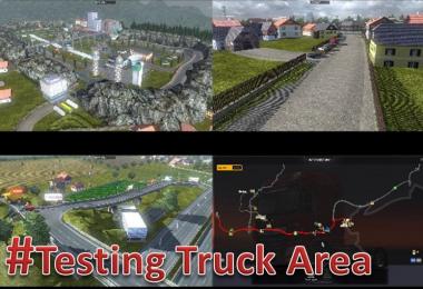 [RO] Testing Truck Area and Romanian Village v1.0