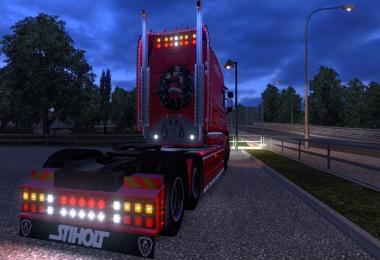 Scania T and Coca Cola Trailer XMAS v1.0