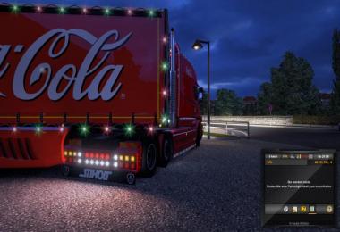 Scania T and Coca Cola Trailer XMAS v1.0