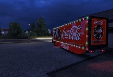 Scania T and Coca Cola Trailer XMAS v1.0